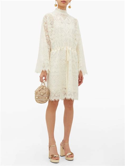 gucci chantilly lace dress